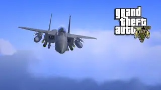 GTA 5 - F15 STRIKE EAGLE WITH CLEARING ULTRA VOLUMETRIC CLOUDS! (4K QUANTV)