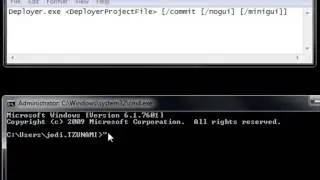 How to Commit a Deployer Project Using the Command Line