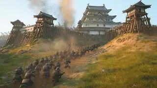 Epic Samurai  Siege - 1000 Samurai vs 1000 Monks | Mount & Blade 2 Bannerlord