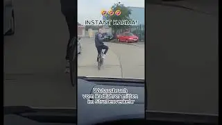Radfahrer rastet aus – und bereut es sofort!🤣 