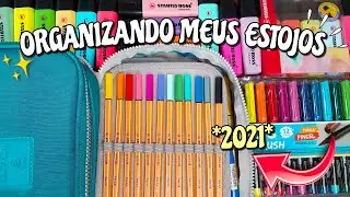 ORGANIZANDO MEUS ESTOJOS PARA 2021! ✏🦋 - Alice Mendes