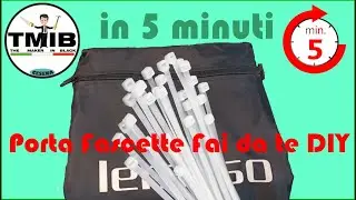 Porta Fascette da elettricista fai da te DIY in meno di 5 minuti