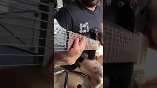 The sound of an open 8-string in double drop E #shorts #8string #djent #destiny2