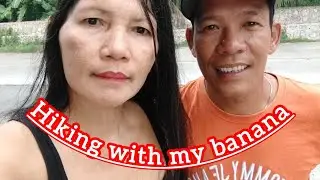 #hiking with my #banana #hikingadventures #healthylifestyle #exercisemotivation #viralvideos