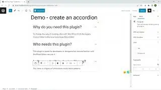 How to create an accordion layout in the Gutenberg Block Editor using Content Blocks Builder