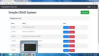Codeigniter CRUD project bootstrap 4 insert into database form design part 4