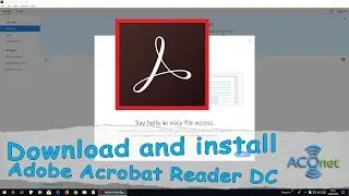 How to download and install Adobe Acrobat Reader DC PDF viewer