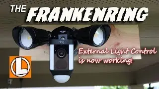 Ring Spotlight Cam Mount - Control External Lights Feature is Now Working!