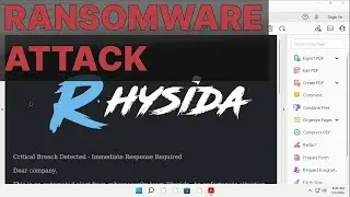 Huge loss caused to Insomniac Games | Rhysida Analysis