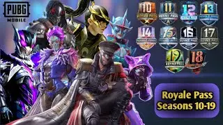 Обзор Royale Pass Сезонов 10-19😱 Royale Pass в Pubg Mobile 💥