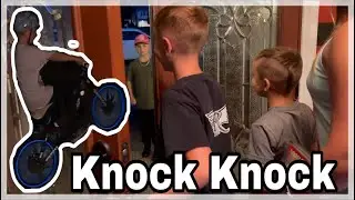 Caiden BMX Showed Up At My House Part 1 Wheelies Bmx and Pool Ramp