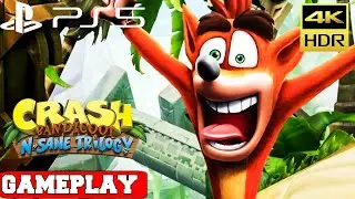 Crash Bandicoot N. Sane Trilogy Gameplay PS5 (HDR 4K)