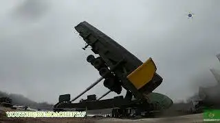 The Russian Strategic Missile Forces Loaded Two RS-24 Yars Intercontinental Ballistic Missiles
