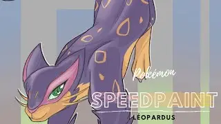 Léopardus - SpeedPaint Pokémon