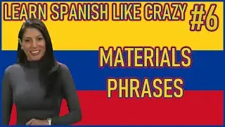 Learn Latin American Spanish - Common Spanish Words and Phrases for Materials