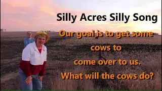 Silly Sally singing to cows