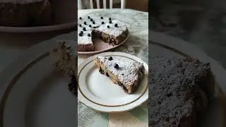 Пирог с черникой #черника #черничныйпирог #выпечка #посудассср