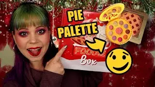 Lets put some pie 🥧 on my eyes 😂  Glamlite Holiday Foodie box try on