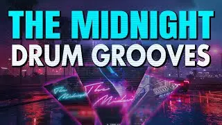 The Midnight Drum Grooves- FREE MIDI files included! (how to synthwave like The Midnight)