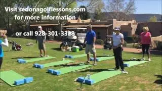 Yoga for Golfers with Christine Bergmann & Paula Thompson at the Sedona Golf Resort