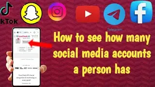 How to see how many social media accounts a person has @AndroidTipsandTrick-pz1bh
