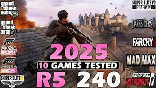 AMD Radeon R5 240 In 2025 | 10 Games Tested
