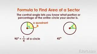 The Area of a Sector | Formula & Examples