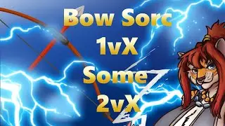 ESO PvP | 1vX Bow Sorcerer "The Last Solo Player" Whitestrake's Mayhem | U40