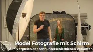 Model Fotografie mit Sandra Schirme als Lichtformer