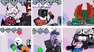 FNF HD Casanova But - Different Characters Sing It (Everyone Sings HD Casanova)