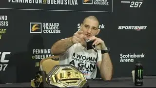 Sean Strickland destroys liberal reporter