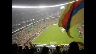 El festejo desde la Cabecera Norte/ América campeón