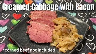 Keto Comfort Food on a Budget: Creamed Cabbage & Bacon