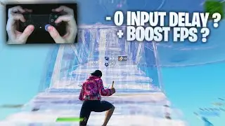 BEST Controller Player Tries INPUT DELAY TRICKS! (How To REMOVE Input Lag In Fortnite Console + PC)