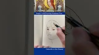 Fast Sketching a Female Face - 