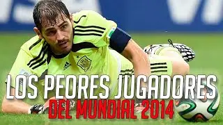 Paquetes 2x54 | El once con los peores jugadores del Mundial de 2014: Casillas, Rooney o Pirlo