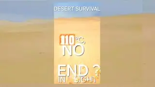 🔴Desert SURVIVAL vlog exploration: seeking an oasis!