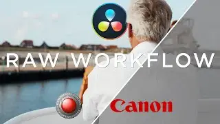 RAW WORKFLOW in DAVINCI RESOLVE | REDCODE RAW & Canon Cinema Raw Light🎬