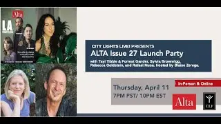 CITY LIGHTS LIVE! ALTA Issue 27 Launch Party