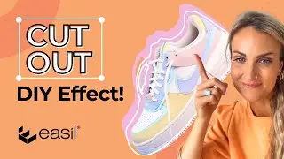 Layer this cool knock-out effect with your cut-out images!