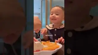 RAYYANZA MINTA DI SUAPI. PAKE NASI😅 