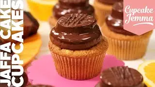 Chocolate Dipped Jaffa Cake Cupcakes Recipe | Cupcake Jemma