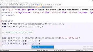 How to Fill Color Canvas in HTML