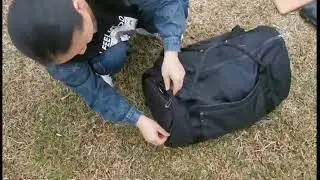 repreve duffle garment trolley bag