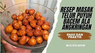 TELUR PUYUH BACEM ENAK ALA ANGKRINGAN JOGJA | MODAL DIKIT UNTUNG MELINTIR 1/2 KG JADI 15 TUSUK
