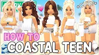 Teen Girl COASTAL SUMMER OUTFITS & Outfit Codes Tutorial For Berry Avenue!