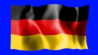 Germany Waving Flag - Green Screen Animation