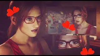 Claire Redfield With Glasses Is Hot! #shorts