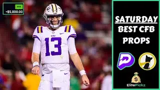 COLLEGE FOOTBALL PRIZEPICKS BEST BETS TODAY (HUGE VALUES🔥) | PLAYER PROPS Saturday October 26th #cfb