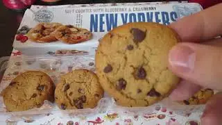 ОБЗОР на печение из Пятерочки/ПЕЧЕНИЕ New Yorkers/ОЧЕНЬ ВКУСНОЕ?!/С клюквой и белым шоколадом.